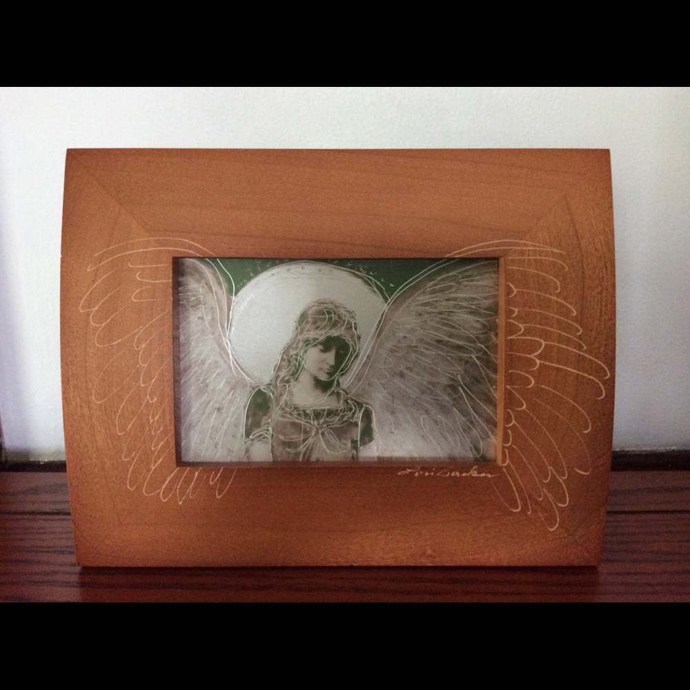 Lori Barker Engraved Metel Photo Art -Angel Wings~